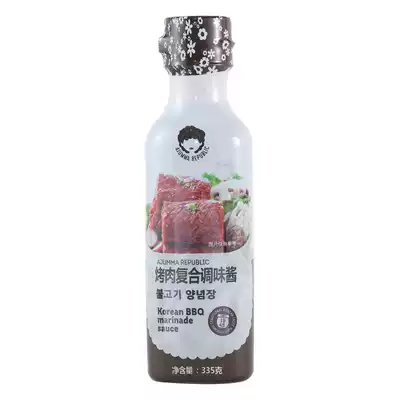 Korea imported Ajumma Republic Korean-Jin barbecue compound sauce 335g Korean-style dressing sauce