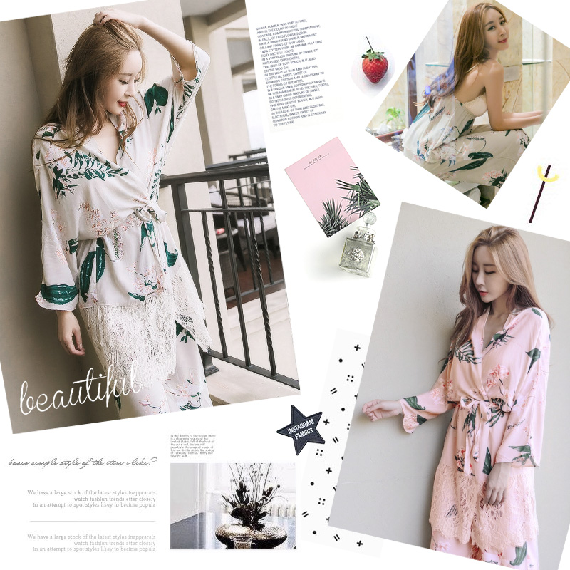 Pyjama pour femme à manches longues - Ref 2993975 Image 3