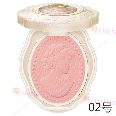 Spot Japan counter Laduree Laduli 2018 mới nổi má hồng Chân dung dập nổi màu má 02 - Blush / Cochineal má hồng 3ce 6 ô