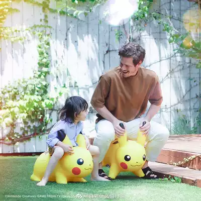 Japan Jam Store inflatable Pikachu seat POKEMON AIR Doll POKEMON mount