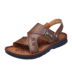 Old man sandal nam 2018 hè mới Giày da bình thường đi biển dày đế dày chống trơn trượt đôi trung niên và dép giày sandal nam Sandal