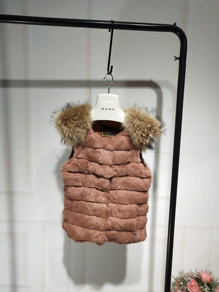 Mùa thu và mùa đông thỏ với lông bọ cạp nhỏ vest vest vest vai thỏ lông cỏ mất giải phóng mặt bằng đặc biệt áo lông cừu uniqlo nữ