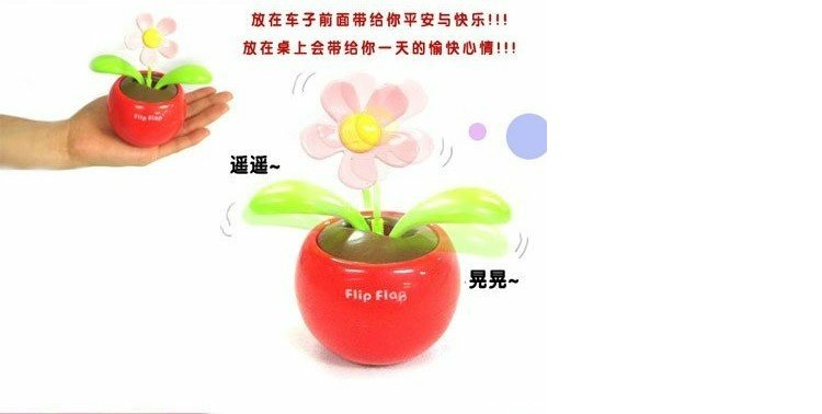 Trang trí xe hơi tự động đu mặt trời hoa mặt trời lắc đầu táo hoa xe trang sức đồ trang sức búp bê - Trang trí nội thất phụ kiện trang trí phòng ngủ