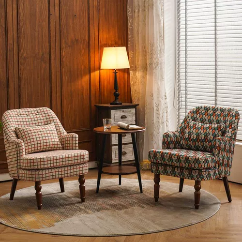 Минималистичный ретро диван для отдыха для спальни из натурального дерева, в американском стиле, тигр