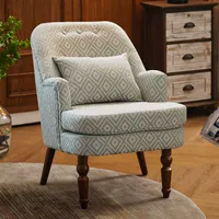 Сине -белый хребет [сплошная древесная ретро -нога] Подушка для подушки для подушки