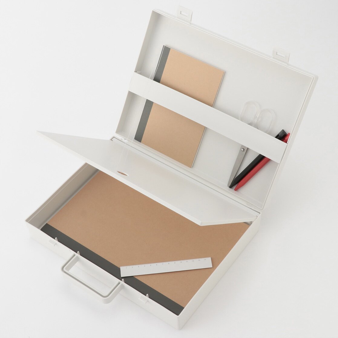 MUJI Muji PP can be vertical A4 file box storage bag portable file box folder made in Japan