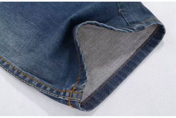 Taipa cotton denim quần mỏng phần nam trẻ trung thoải mái quần denim thẳng năm đặc biệt tập 7K720 thời trang nam cao cấp