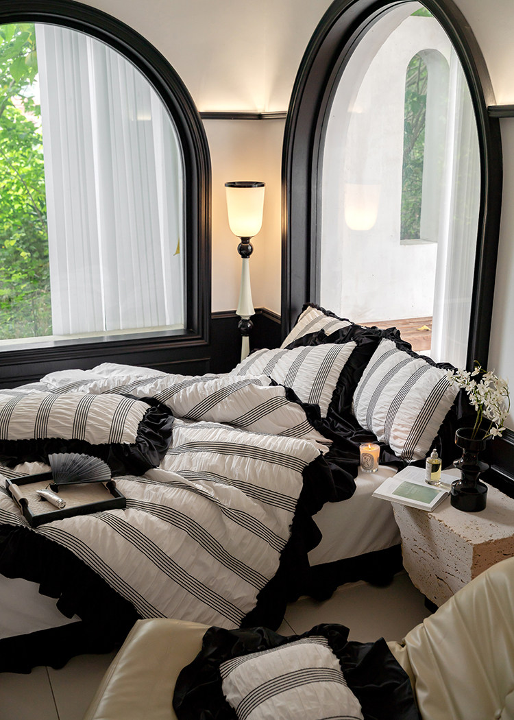 Cotton Bedding Set Four Piece Set Breathable Pure Cotton Bed Linen_voghion.com