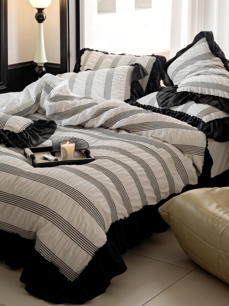 Cotton Bedding Set Four Piece Set Breathable Pure Cotton Bed Linen_voghion.com