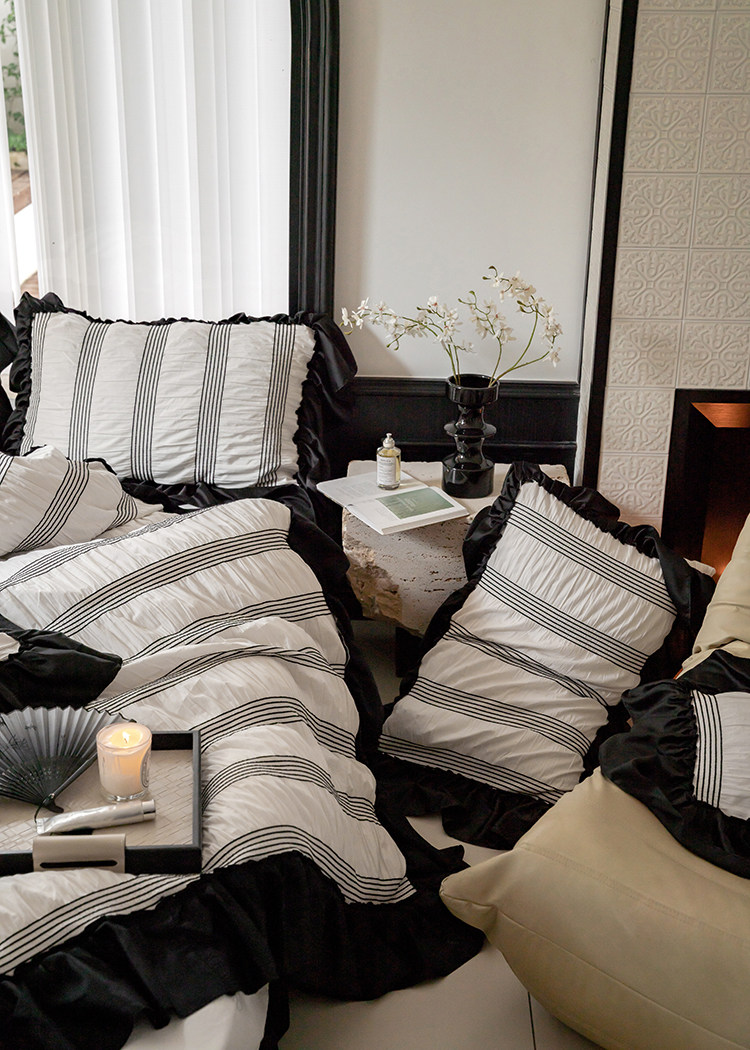 Cotton Bedding Set Four Piece Set Breathable Pure Cotton Bed Linen_voghion.com