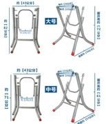 Trọng lượng nhẹ và đơn giản gấp chân khung vuông cao chân đồ nội thất cũ không gian đồ nội thất dài bàn đầu bảng - FnB Furniture