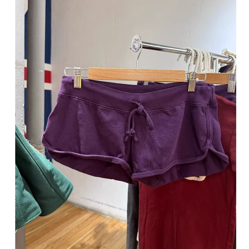 Ootd Bm Official Website New Low-Waist Drawstring Shorts Women's Straight-Leg Pants Pure Cotton Casual Pants Yoga Pants Sports Shorts Ootd Bm Official Website New Low-Waist Drawstring Shorts Women's Straight-Leg Pants Pure Cotton Casual Pants Yoga Pants Sports Shorts