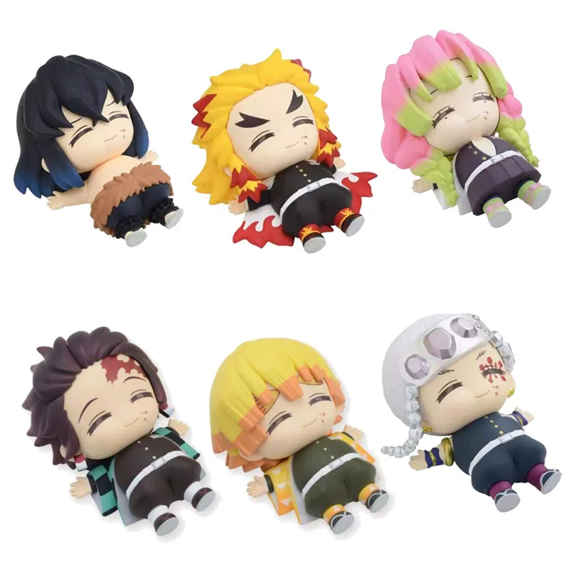 Серия Eat well Demon Slayer: Kimetsu no Yaiba Иносукэ Эндзиро Танджиро Зеницу Канрои еда игрушка украшение фигурка