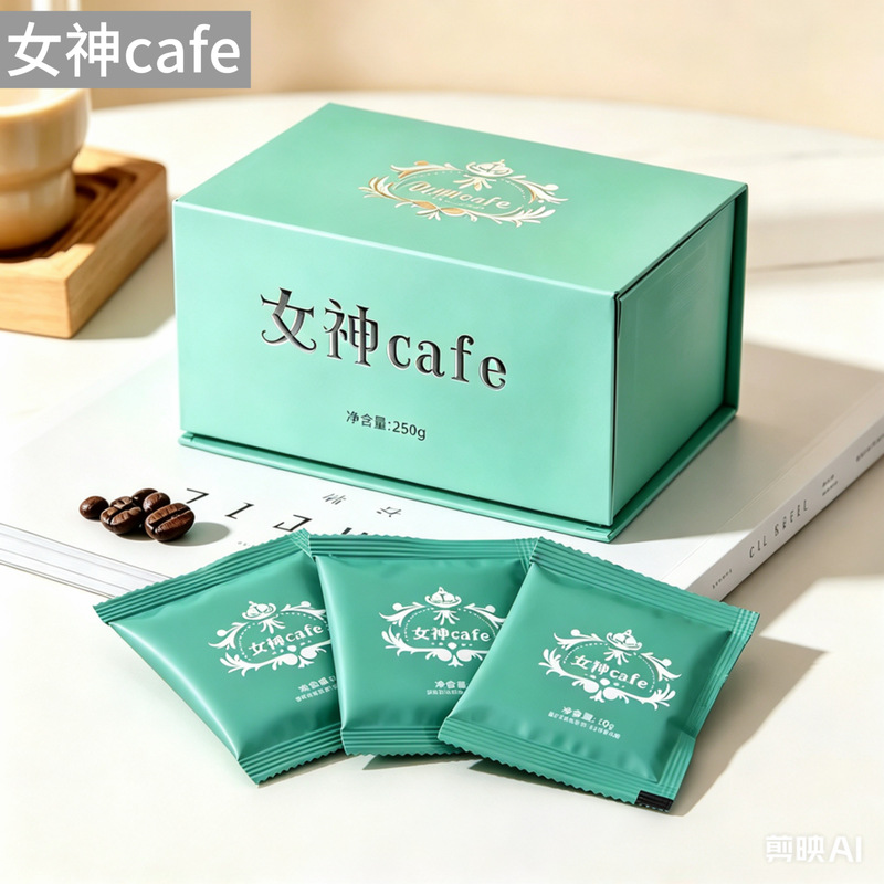 Goddess Flavor Instant Coffee Strawberry Flavor Boxed Individual Sachets Ready-To-Drink Beverage Goddess Flavor Instant Coffee Strawberry Flavor Boxed Individual Sachets Ready-To-Drink Beverage