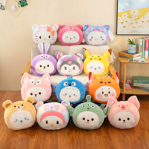 Милая плюшевая подушка, зимняя кукла для сна для школьников