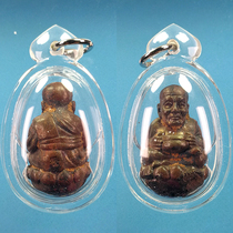 Thai Buddha brand genuine Azan Wat Rai ancient method casting nine gold dragon feed waterproof shell
