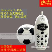 Special offer ibratele 2 4GHz cordless telephone Personality fashion football phone wireless stand-alone