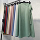 Korean version of the high-waisted chiffon one-piece skirt women's summer mid-length ins super hot A-line beach wrap skirt