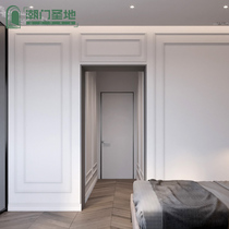 Chaomen Holy Land custom wall panel wall decorative board wood wall skirt modern simple living room TV background wall custom