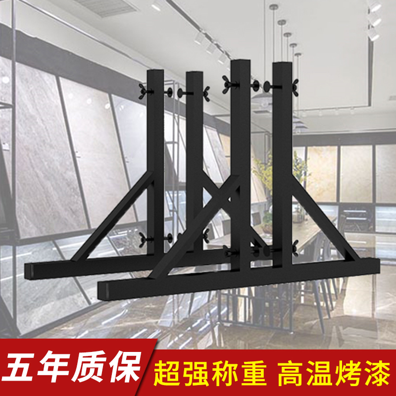 Solid wood door ceramic wooden door exhibition stand marble tile rack stone display stand powder room glass slab