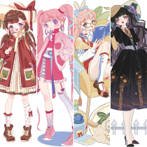 New Seven-day Corpora Hands Ledger Handbills Material and Paper Adhesive Sticker Characters Harvest Season Afternoons Tea Dot oil