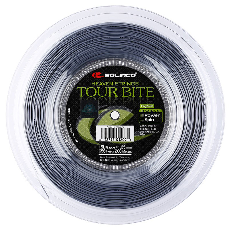 Solinco Sorinko Tour Bite professional broad market tennis line power durable polyester hard line 200m
