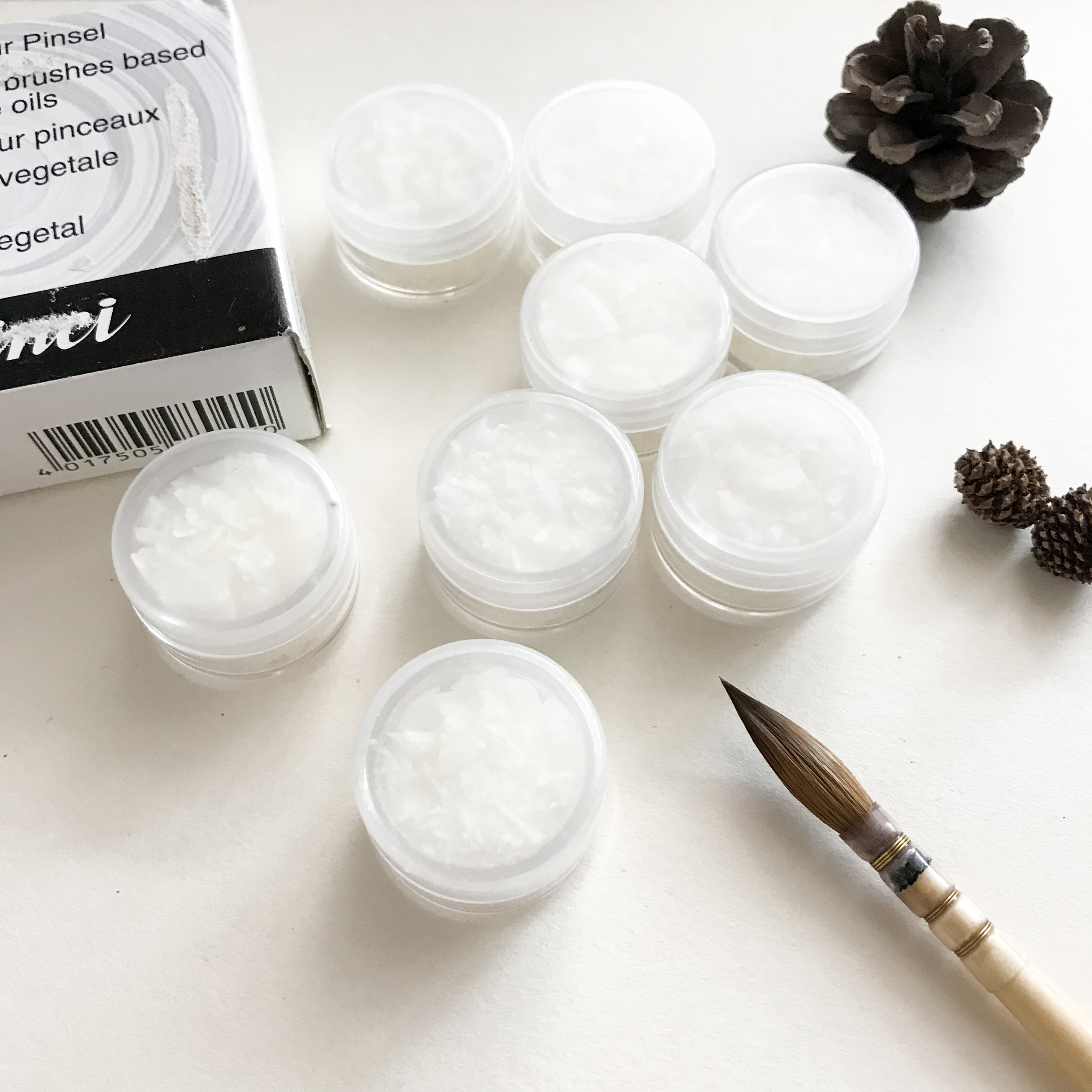 Germany Da Vinci pen soap 5g sub-package cleaning agent brush maintenance trial small sub-package brush cleaning soap