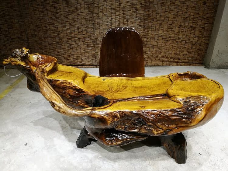 Gỗ rắn bàn trà khắc gốc bàn cà phê Jinsi Nanmu gốc khắc bàn trà nhà ban công gốc cây trà biển kungfu bộ trà - Các món ăn khao khát gốc bàn ghế gốc cây gù hương	