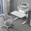 Mini 80cm can lift children's study desk Student growth desk Baby home desk and chair set simple