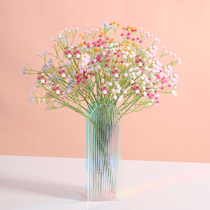 Simulation Full Star Bouquet Plastic Fake Flower Floral Flower Vase Flower Arrangement Living Room Dining Room Table Decoration Flower Furnishing Photo