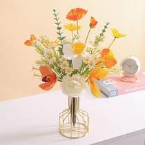 ins senior sense light luxurious flowers bouquet high-end emulation floral swing piece fake flower table living-room decoration flower furnishing
