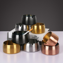 Nordic ins Wind stainless steel ashtray creative personality trend home living room Restaurant Bar fashion decorations