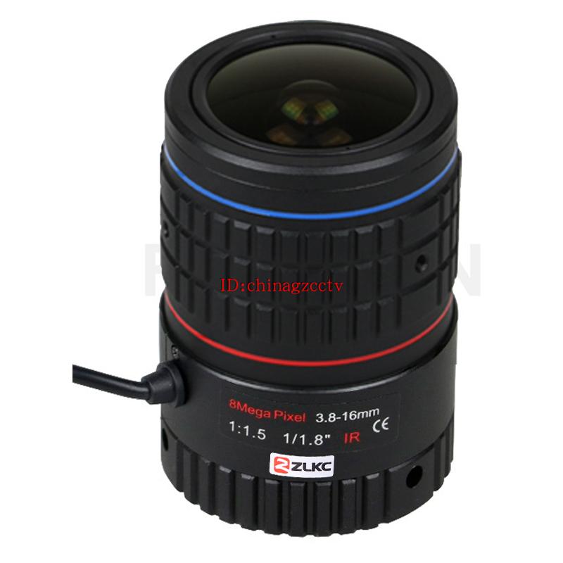 8 million 1 1 8Prime HD lens 3 8-16mm road surveillance camera lens automatic aperture zoom CS