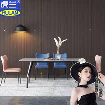 Slate dining table imported Italian minimalist chair combination simple modern rectangular dining table household net red light luxury 6 people 8