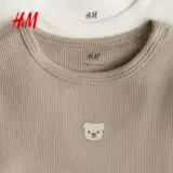 Детская одежда HM, комбинезон для маленьких девочек, летний комбинезон из двух предметов, новинка, комбинезон с длинными рукавами на выход 1110252