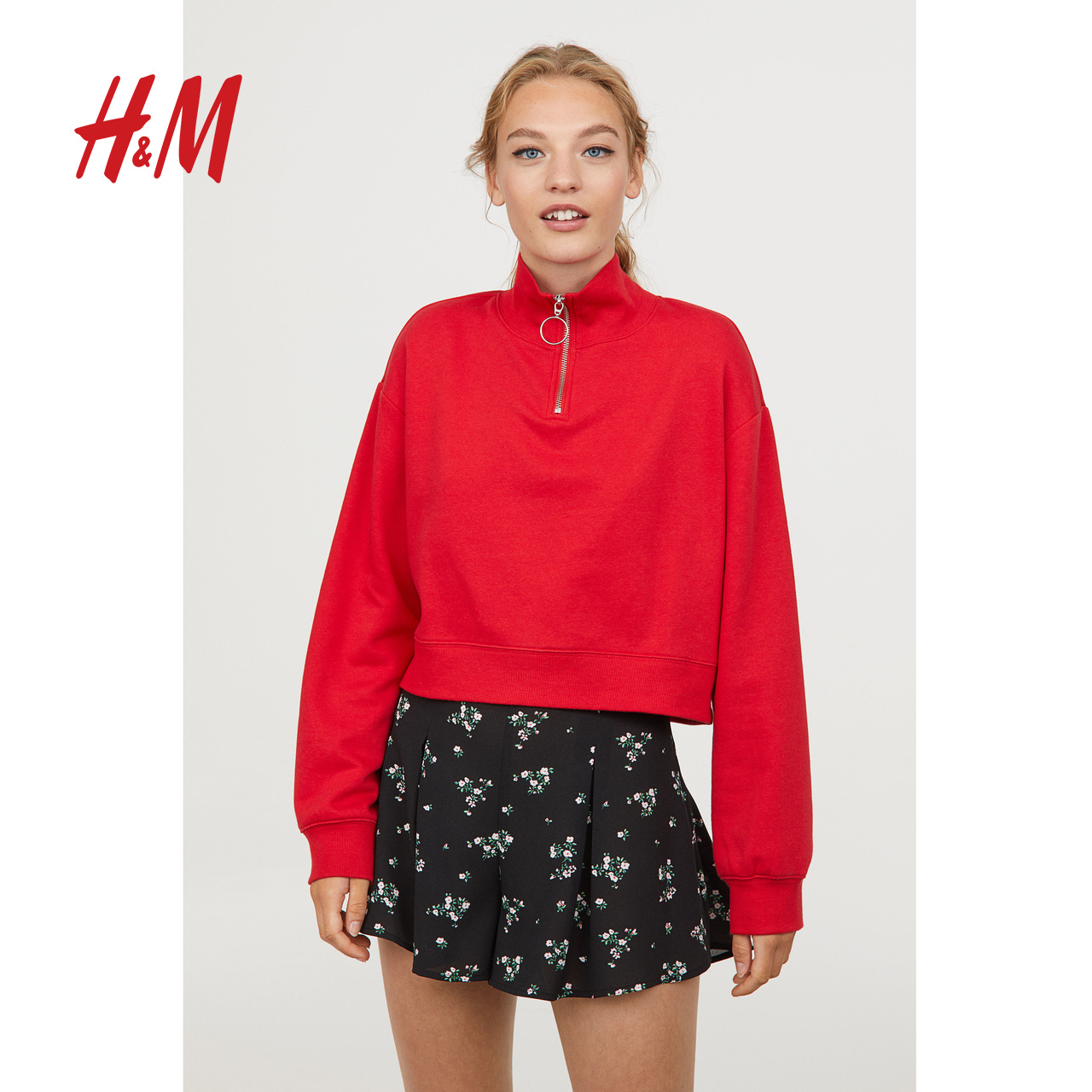 Sweatshirt femme HAMPM - Ref 3217086 Image 1