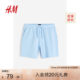 HM men's sweatpants 2024 summer new sports style drawstring elastic waist ສະດວກສະບາຍສັ້ນທີ່ມີກະເປົ໋າຂ້າງ 1224295