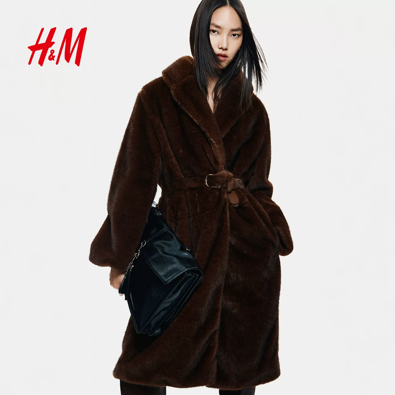 HM winter women's mid-length coat 1306296