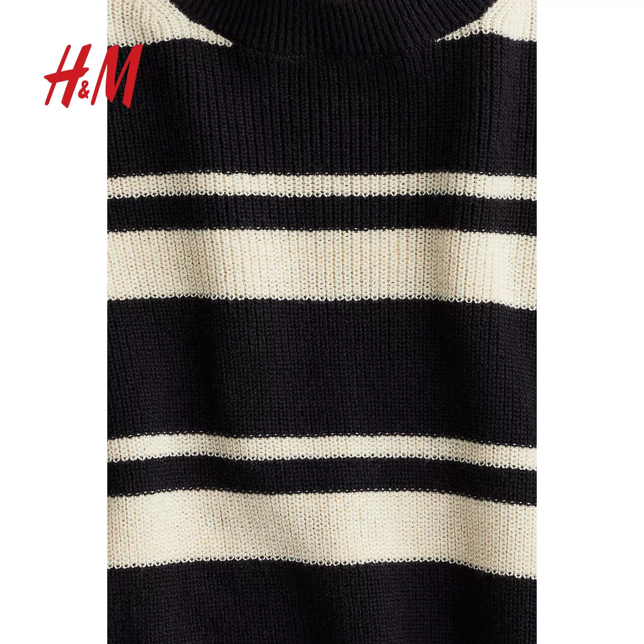 Детская одежда HM, хлопковый вязаный пуловер с ребрами для мальчиков 1271215