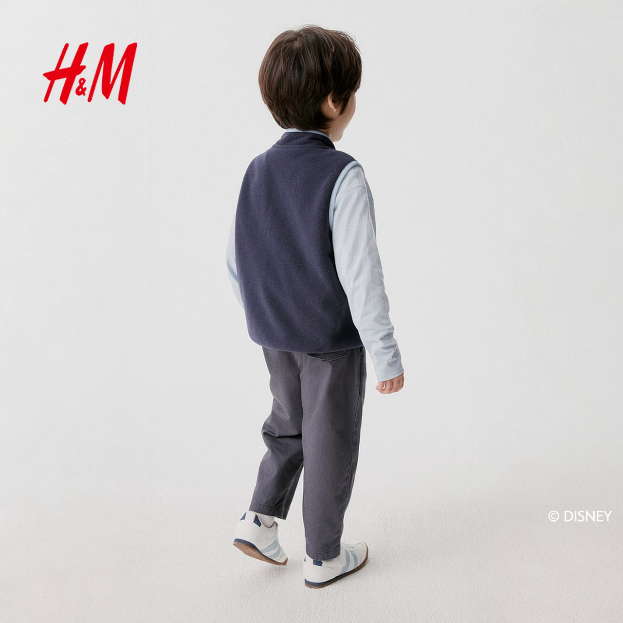 [Зootopia Joint] HM Детская одежда Детский жилет для мальчиков и девочек Teddy Velvet Vest 1318142