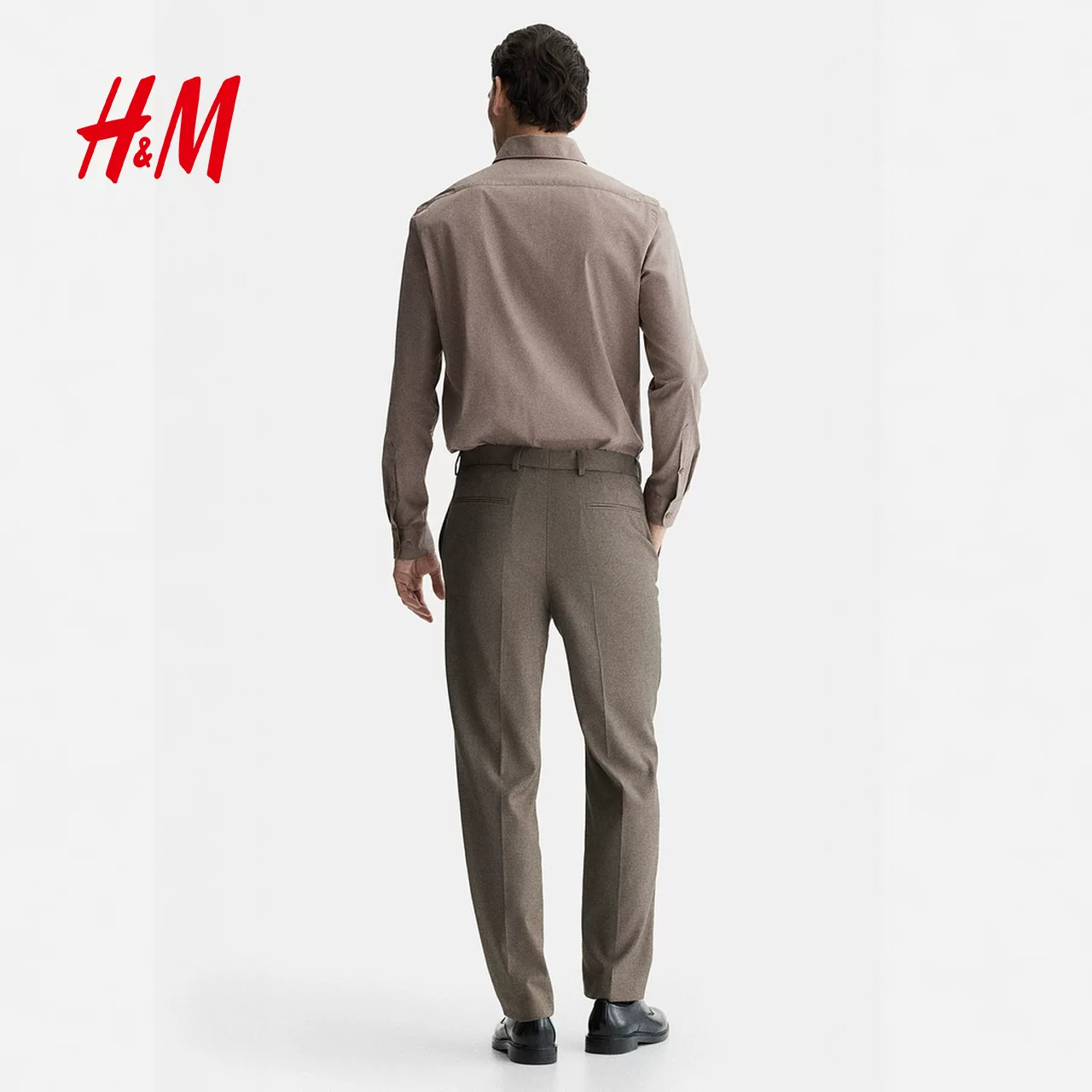 Летняя эластичная рубашка, slim fit