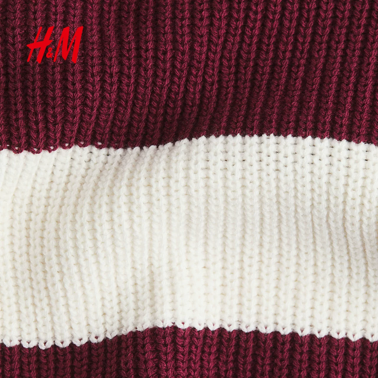 Детская одежда HM, девочки, связанный свитер на зиму, красный, Новый год, Новый год хлопково-смешанный свитер-пуловер 1290901