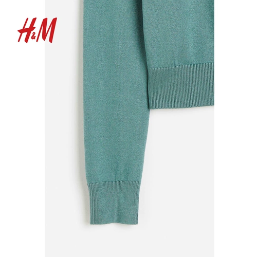 Трикотажный летний тонкий модный свитер, короткий приятный телу кардиган, французский стиль