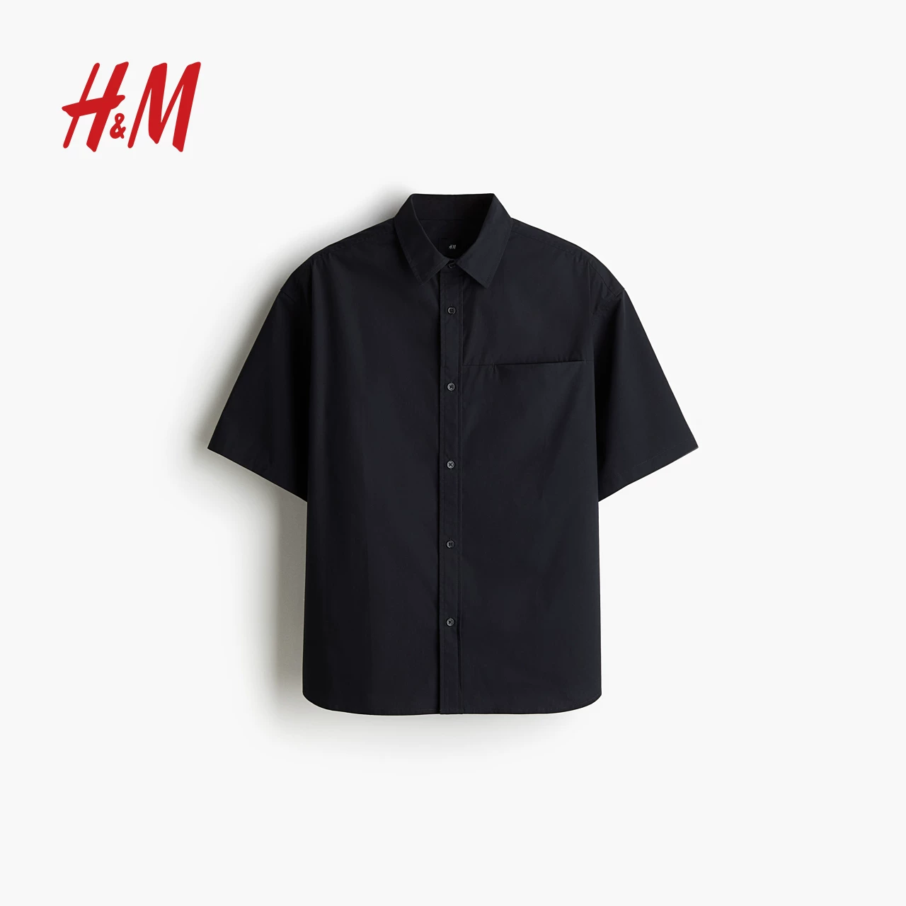 Summer shirt, cut, with short sleeve