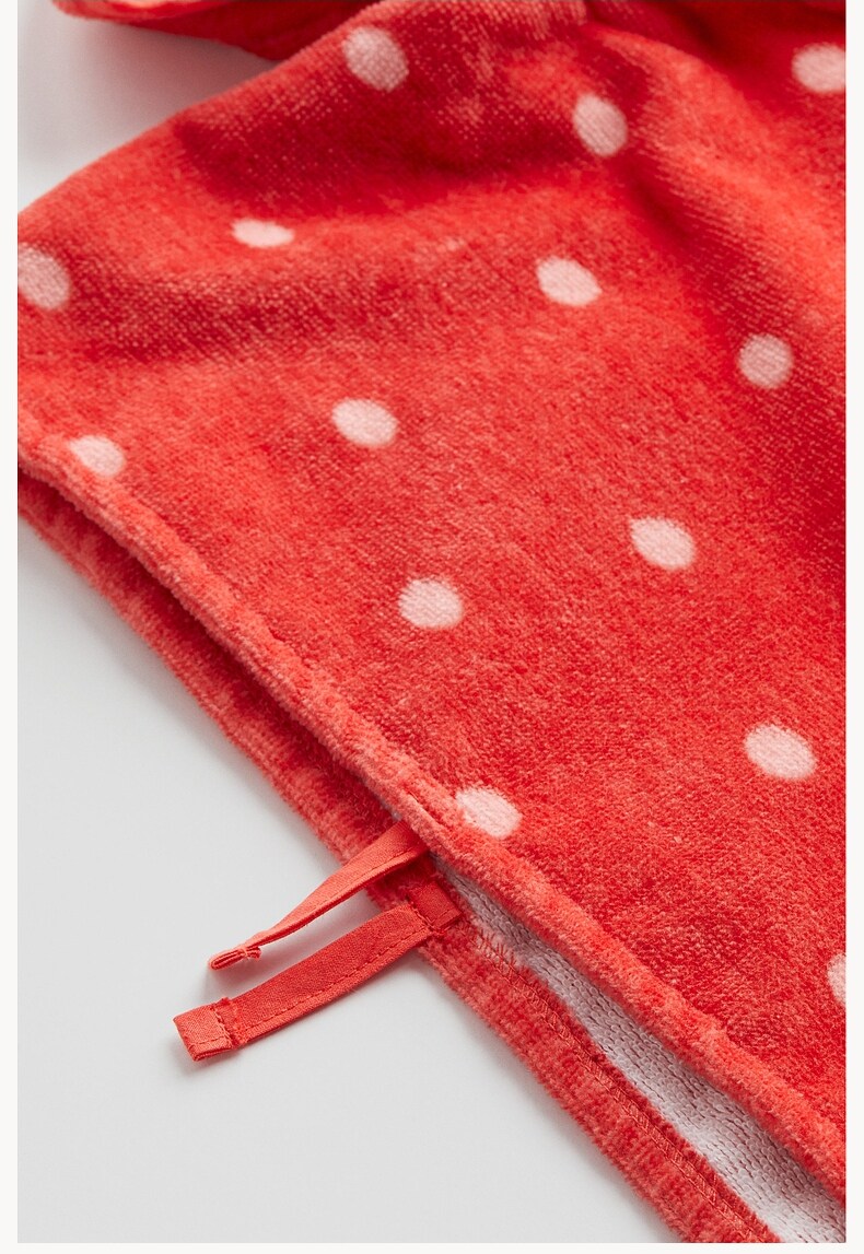 Полотенце hm居家布艺浴巾冬季婴儿女婴披肩式可爱毛巾浴巾1216298 H&M