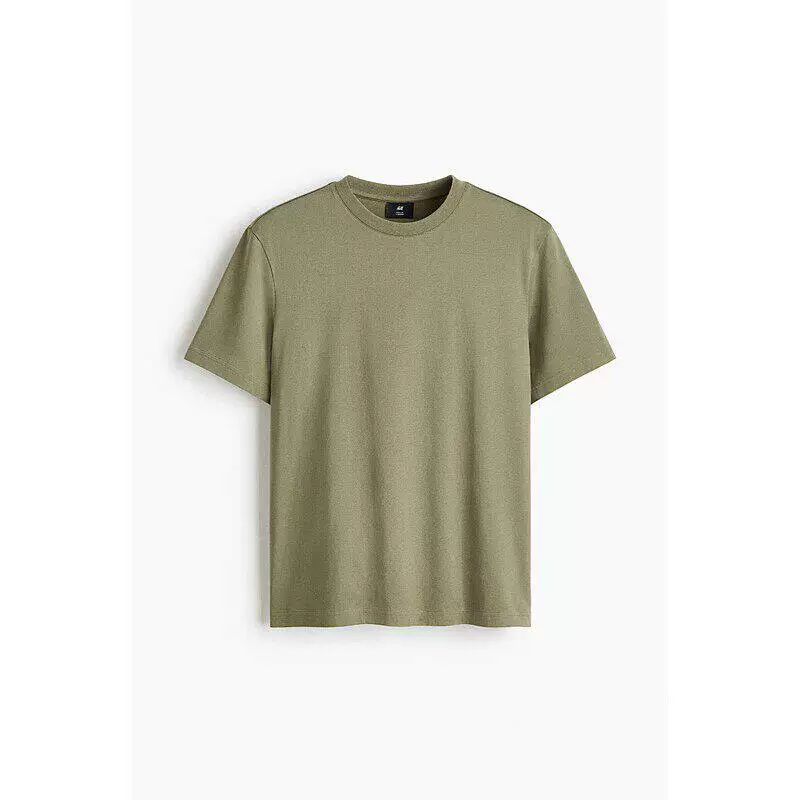 H&M Спорт осень дышащая футболка с круглым воротом, с коротким рукавом