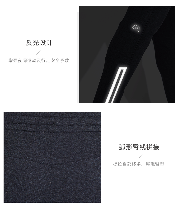 德国 GymAesthetics 男士秋冬运动针织长裤 scuba空气层面料 图3