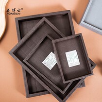 Dr. Flower thickness resin steel rectangular flower basin tray indoor receiver disk basin wheel base button