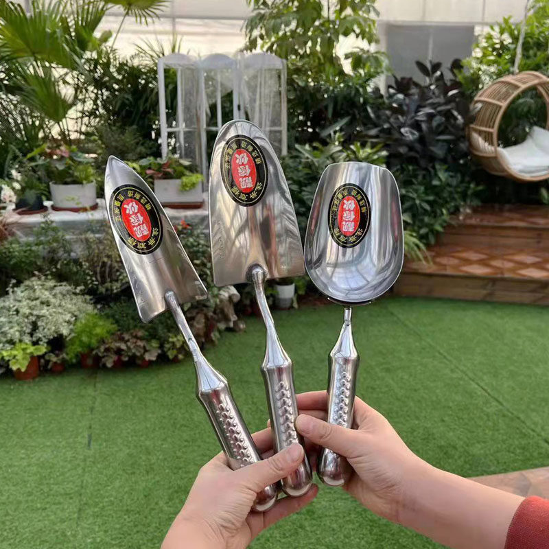 Quality Home Nice Guys Full Steel Pointed Shovels High Quality Steel Shovel Sturdy And Durable Shovel Digging Rookie Type Flowers Shovel