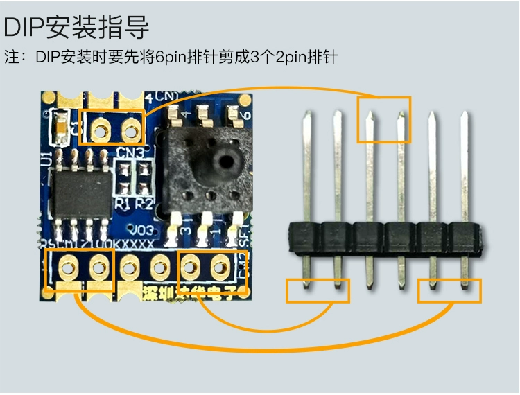 Mô-đun cảm biến áp suất không khí: dương 10-0kpa ADC đọc đo áp suất không khí nhỏ ống cấp khí có thói quen